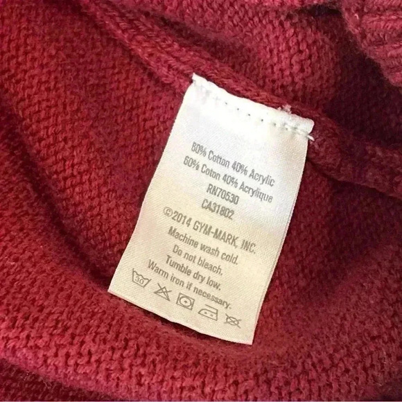 Boys Crazy 8 Sweater Vest Sz M 7-8 Burgundy Argyle Holiday Preppy Dressy V Neck - Picture 5 of 6